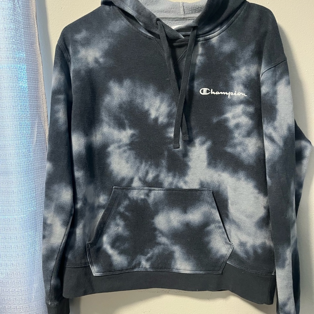 Champion Monochrome Tie-Dye Sweatshirt